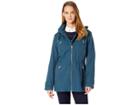 Marc New York By Andrew Marc Raincoat Anorak W/ Detachable Hood (teal) Women's Coat