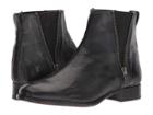 Frye Carly Zip Chelsea (black Waxed Full Grain) Women's Dress Pull-on Boots