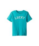 Lucky Brand Kids Short Sleeve Washed Graphic Tee (little Kids/big Kids) (baltic) Boy's T Shirt