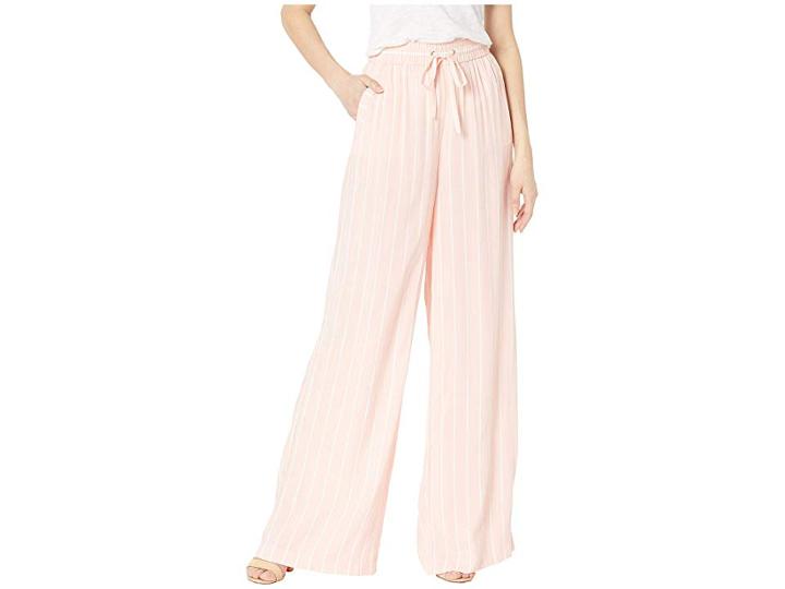 Juicy Couture Cindy Stripe Pants (soft Pink/cindy Stripe) Women's Casual Pants
