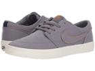 Nike Sb Solarsoft Portmore Ii (gunsmoke/gunsmoke/ivory/geode Teal) Women's Skate Shoes