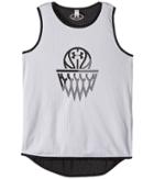 Under Armour Kids Ua Baseline Tank (big Kids) (white/black/white) Boy's Sleeveless
