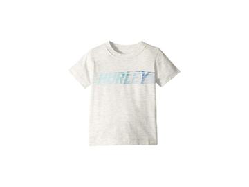 Hurley Kids Moto Logo Tee (little Kids) (birch Heather) Boy's T Shirt