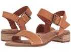 Toms Camilia (tan Leather) Women's Sandals