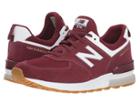New Balance Classics Ms574v1 (classic Burgundy/white) Men's Shoes