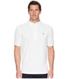 Polo Ralph Lauren Oxford Pique Polo (white) Men's Clothing