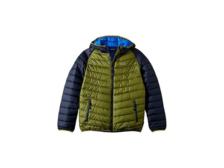 Jack Wolfskin Kids Zenon Jacket (infant/toddler/little Kids/big Kids) (cypress Green) Kid's Coat