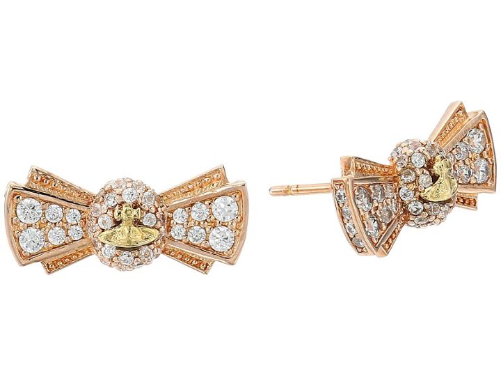 Vivienne Westwood Pamela Small Earrings (white Cubic Zirconia) Earring