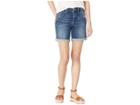 Nicole Miller New York Soho High-rise Bermuda (medium Blue) Women's Shorts
