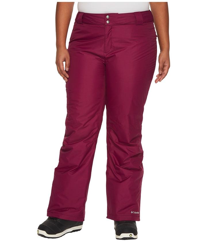 Columbia Plus Size Bugabootm Pant (dark Raspberry) Women's Casual Pants