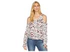 Rock And Roll Cowgirl Cold Shoulder B4-6074 (natural) Women's Clothing