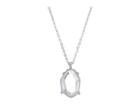 French Connection Irregular Stone Pendant Necklace 18 (crystal/rhodium) Necklace