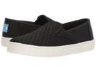 Toms Kids Luca (little Kid/big Kid) (black Basket Weave) Kid's Shoes