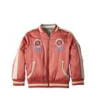 Stella Mccartney Kids Willow Embroidered Reversible Bomber Jacket (toddler/little Kids/big Kids) (raspberry) Girl's Coat