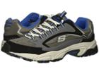 Skechers Stamina Cutback (charcoal/blue) Men's Shoes