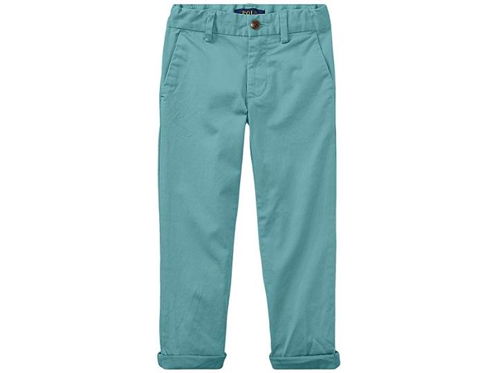 Polo Ralph Lauren Kids Stretch Cotton Skinny Chino (toddler) (hampton Green) Boy's Casual Pants
