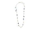 Rebecca Minkoff Blair Beaded Ball Stations Necklace (blue Multi/gold) Necklace