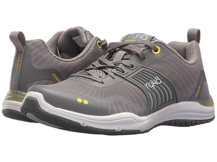 Ryka Grafik Flow (frost Grey/bright Chartreuse/soft Blue) Women's Shoes