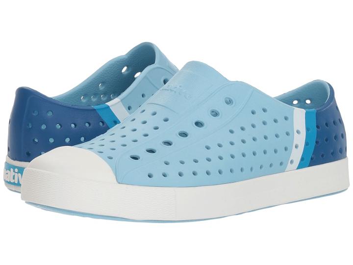 Native Shoes Jefferson (sky Blue/shell White/gradient Block) Shoes