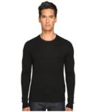 Jack Spade Jersey Stitch Crew Neck Sweater (black) Men's Sweater