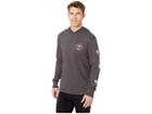 Billabong Tendencies Long Sleeve Hood T-shirt (charcoal) Men's Clothing