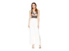 Alexia Admor Mixed Sequin Split-hem Jumpsuit (rose Gold) Women's Jumpsuit & Rompers One Piece