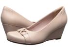 Clarks Flores Poppy (dusty Pink) Women's Wedge Shoes