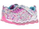 Skechers Kids Glimmer Lights 20059l (little Kid/big Kid) (silver/multi) Girl's Shoes