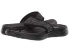 Skechers Performance On-the-go 600 Glossy (black/gray) Women's Sandals