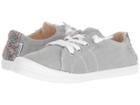 Roxy Kids Bayshore Iii (little Kid/big Kid) (light Grey Floral) Girl's Shoes