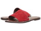 Sam Edelman Gio (red Kid Suede Leather) Women's Slide Shoes