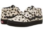 Vans Kids Sk8-mid Reissue V (little Kid/big Kid) ((cheetah Hearts) Sand Dollar/black) Girls Shoes