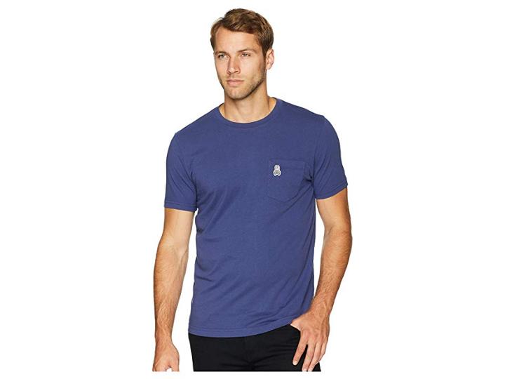 Psycho Bunny Garment Dye Tee Shirt (ultra Marine) Men's T Shirt