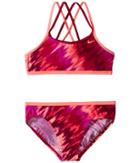 Nike Kids Splash Spiderback Bikini (big Kids) (sport Fuchsia) Girl's Swimwear Sets