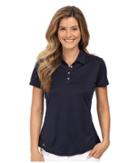Adidas Golf Puremotion Short Sleeve Top (navy) Women's Short Sleeve Button Up