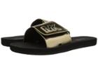 Michael Michael Kors Mk Slide (pale Gold) Women's Slide Shoes