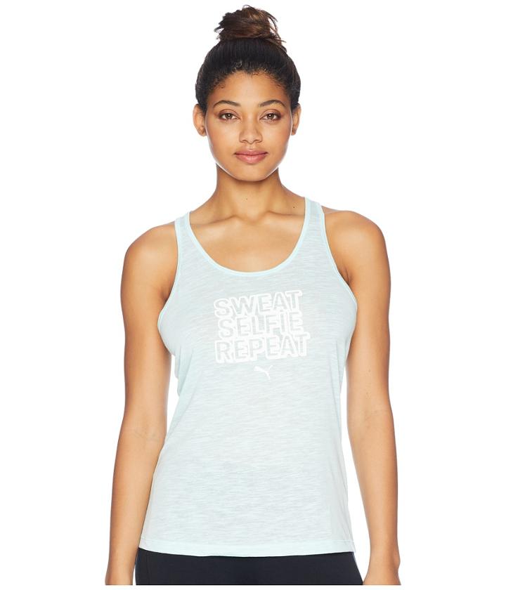 Puma Essential Dri-release Tank Top (island Paradise Heather) Women's Sleeveless