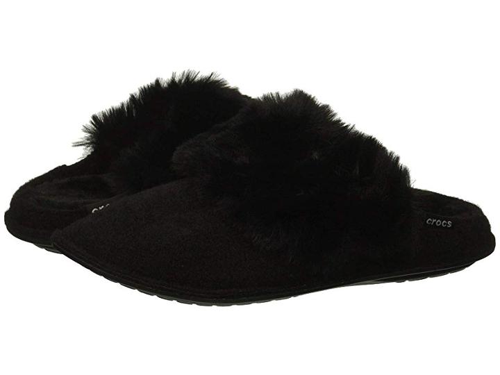 Crocs Classic Luxe Slipper (black) Slippers