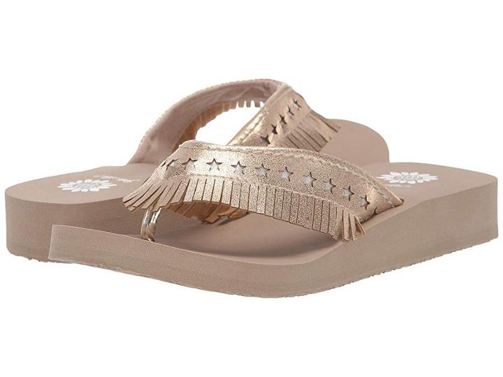Yellow Box Frills2 (little Kid/big Kid) (platino) Women's Shoes