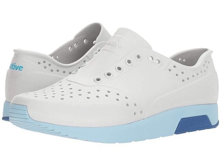 Native Shoes Lennox (mist Grey/sky Blue/victoria Blue) Athletic Shoes