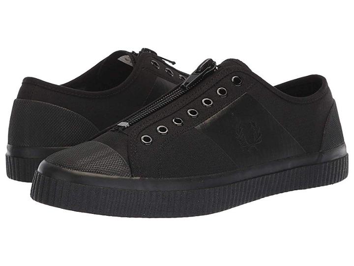 Fred Perry Hughes Zip/ripstop (black) Men's Shoes