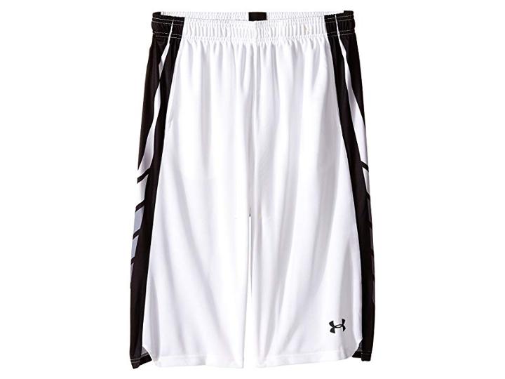 Under Armour Kids Ua Select Shorts (big Kids) (white/black) Boy's Shorts