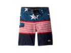 Quiksilver Kids Division Independent Boardshorts (toddler/little Kids) (navy Blazer) Boy's Swimwear