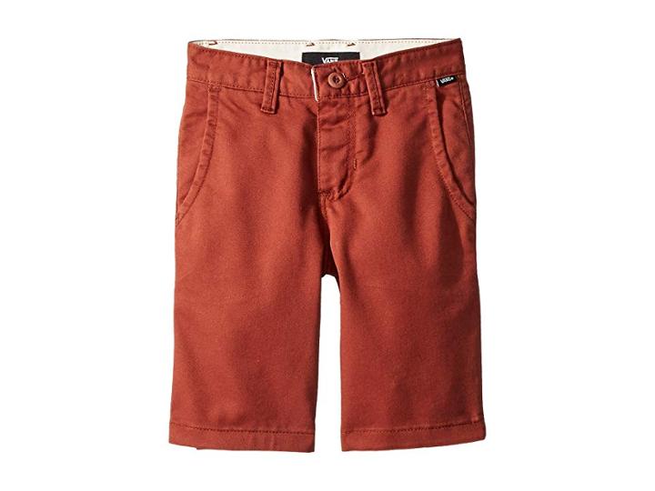 Vans Kids Authentic Stretch Shorts (little Kids/big Kids) (sequoia) Boy's Shorts