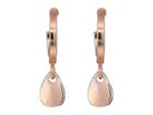 French Connection Small Hoop Drop Earrings (rose Gold) Earring