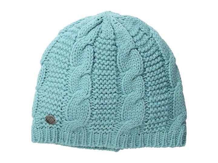 Obermeyer Cable Knit Hat (laguna Cay) Caps