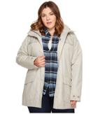 Columbia Plus Size Lookout Crest Jacket (light Cloud) Women's Coat
