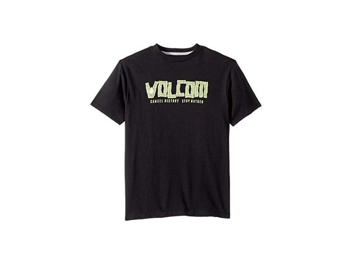 Volcom Kids Freedumb Short Sleeve Tee (big Kids) (black) Boy's T Shirt
