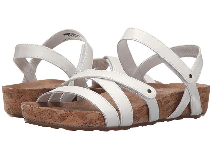 Walking Cradles Pool (white Cashmere/cork Wrap) Women's Sandals