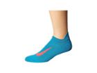 Nike Elite Running Lightweight No Show (light Blue Fury/hot Punch) No Show Socks Shoes